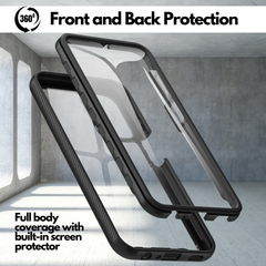 Heavy-Duty Case with Built-in Screen Protector for Samsung Galaxy A23 5G