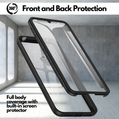 Heavy-Duty Case with Built-in Screen Protector for TCL 30 XE 5G