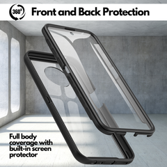 Heavy-Duty Case with Built-in Screen Protector for Nokia X100