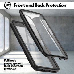 Heavy-Duty Case with Built-in Screen Protector for Samsung Galaxy A13 4G