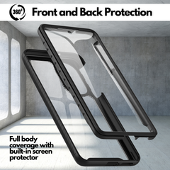 Heavy-Duty Case with Built-in Screen Protector for Motorola Edge Plus 5G UW (2022)