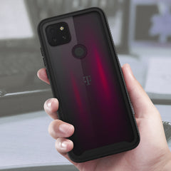 Heavy-Duty Case with Built-in Screen Protector for T-Mobile Revvl 5G