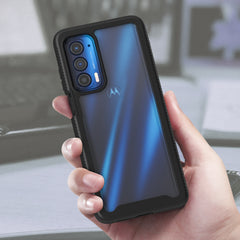 Heavy-Duty Case with Built-in Screen Protector for Motorola Edge 5G UW (2021)