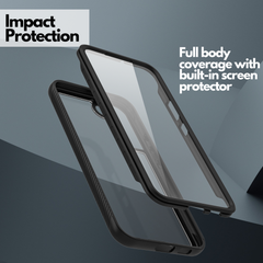 Heavy-Duty Case with Built-in Screen Protector for Samsung Galaxy S22