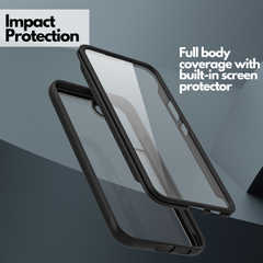 Heavy-Duty Case with Built-in Screen Protector for Samsung Galaxy S22 Plus (S22+)