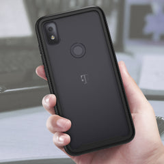 Heavy-Duty Case with Built-in Screen Protector for T-Mobile Revvl 4