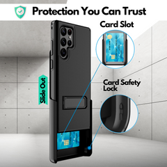 Holster Case with Belt Clip for Samsung Galaxy S22 Ultra