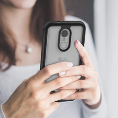 Heavy-Duty Case with Built-in Screen Protector for LG Aristo 3, Aristo 2, Aristo 2 Plus