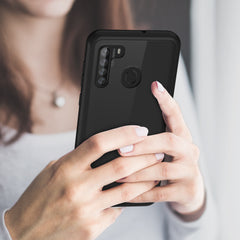 Heavy-Duty Case with Built-in Screen Protector for Heavy-Duty Case for Samsung Galaxy A21