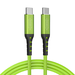 Limebrite Fast Charger Power Adapter + 10ft Braided USB-C Cable (Green)