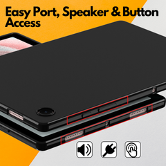 Flex-Gel Silicone Case for Samsung Galaxy Tab A8 (10.5") (Matte Black)