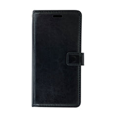 Leather Wallet Flip Case for Motorola Moto G Stylus 5G (2021) (Black)