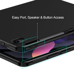 Matte Black Flex-Gel Silicone TPU Case for Apple iPad Air 4th Generation (2020)
