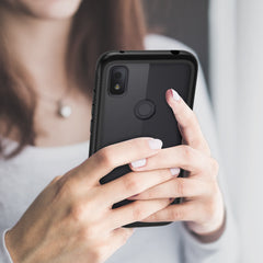 Heavy-Duty Case with Built-in Screen Protector for T-Mobile Revvl 4