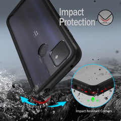 Heavy-Duty Case with Built-in Screen Protector for T-Mobile Revvl 4 Plus