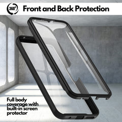 Heavy-Duty Case with Built-in Screen Protector for T-Mobile Revvl V 4G (2022)