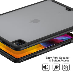 Heavy Duty Case with Built-in Screen Protector for Apple iPad Pro 11" (2020) - Full Body (Black)
