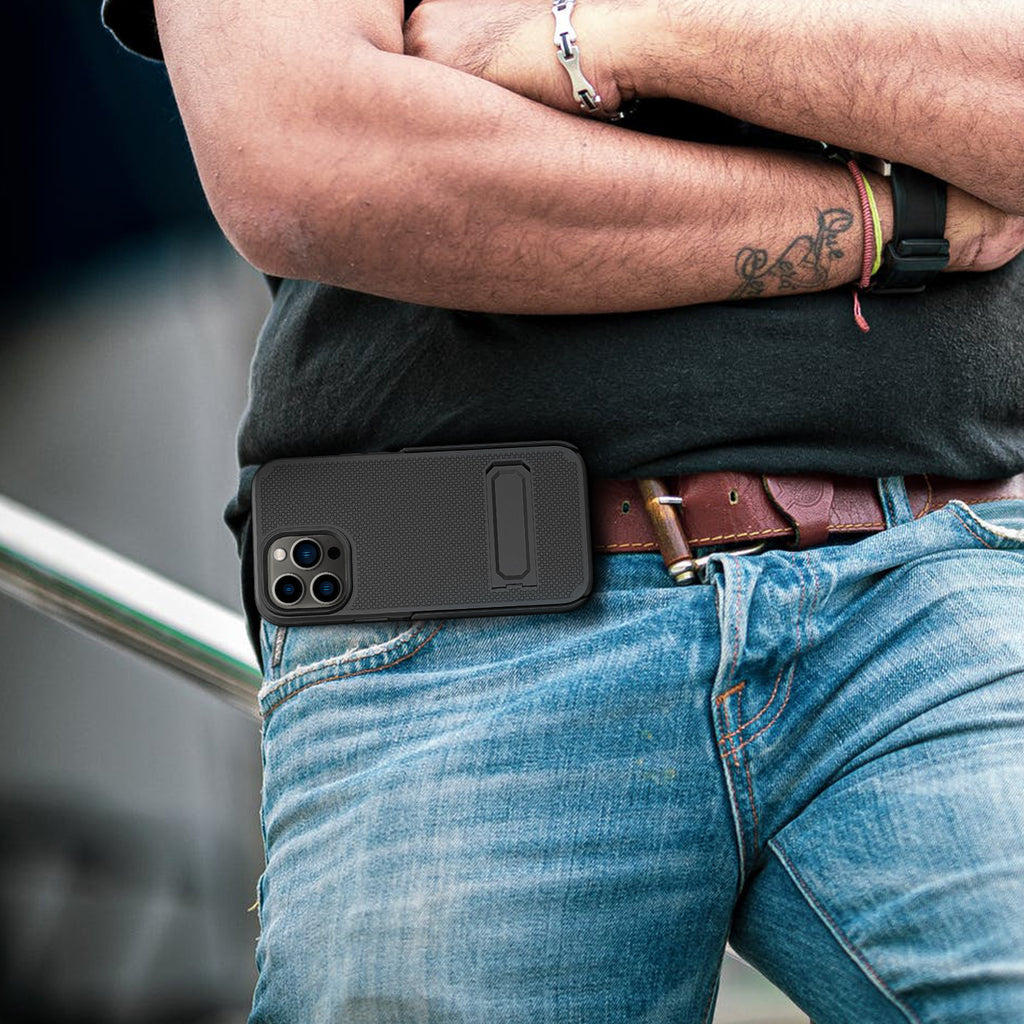 Holster Case with Belt Clip for iPhone 12 / iPhone 12 Pro