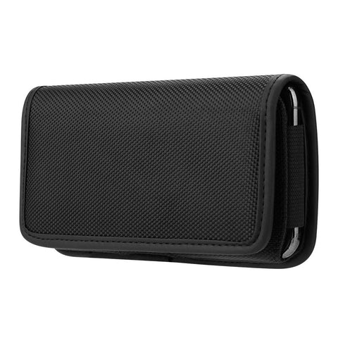 Horizontal Nylon Pouch Holster Case with Belt Clip for Samsung Galaxy A71 5G