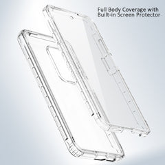 Clear Flex-Gel Case with Built-in Screen Protector for Motorola Edge 5G UW