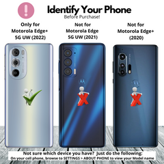 Clear Flex-Gel Case + 2x Glass Screen Protector for Motorola edge+ 5G UW (2022)