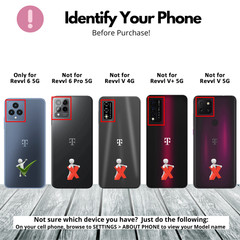 Heavy-Duty Case with Built-in Screen Protector for T-Mobile Revvl 6 5G