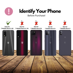 Heavy-Duty Case with Built-in Screen Protector for T-Mobile Revvl V 4G (2022)