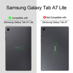 Matte Black Flex-Gel Silicone TPU Case for Samsung Galaxy Tab A7 Lite 8.7" (2021)
