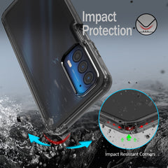 Smoke Flex-Gel Case with Built-in Screen Protector for Motorola Edge 5G UW (2021)