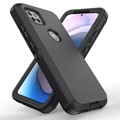Motorola One 5G Ace Heavy-Duty Holster + Case w/ Built-in Screen Protector
